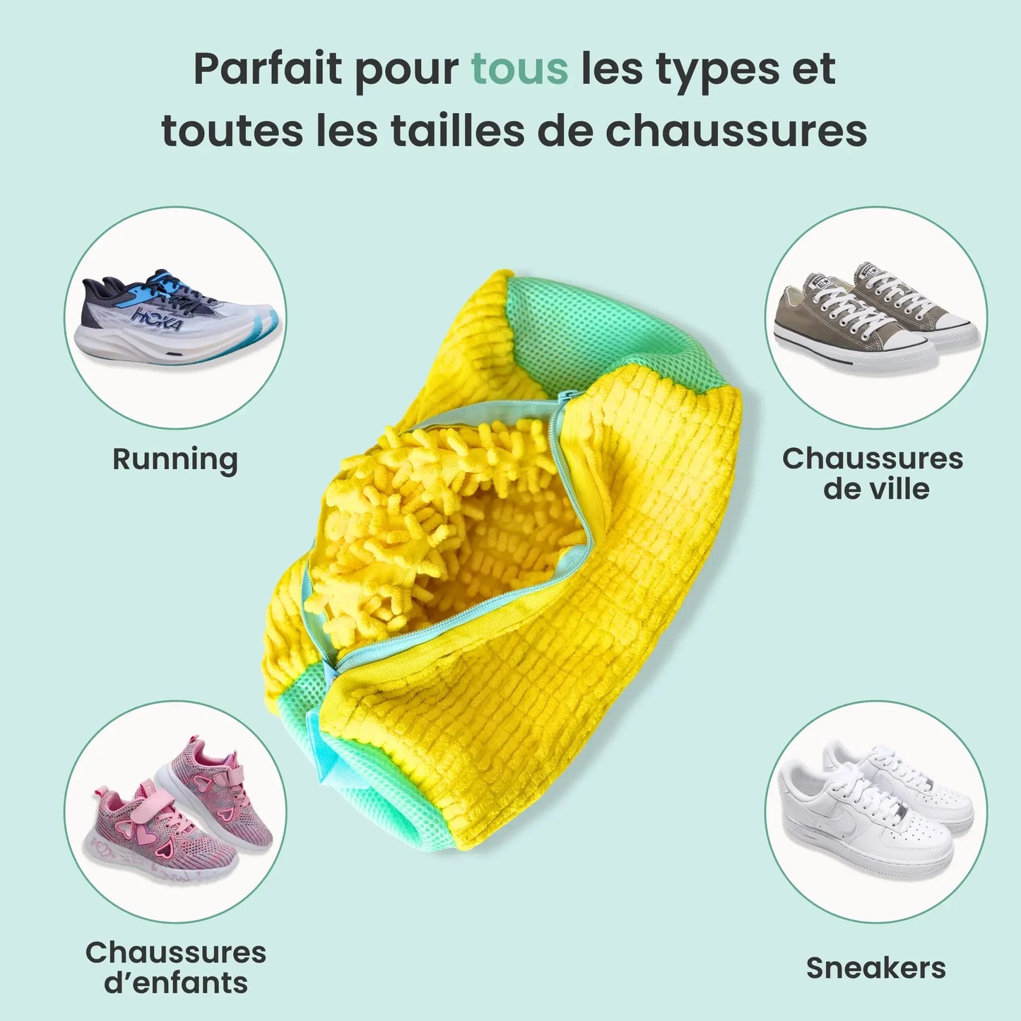 Sac de Lavage pour Chaussures